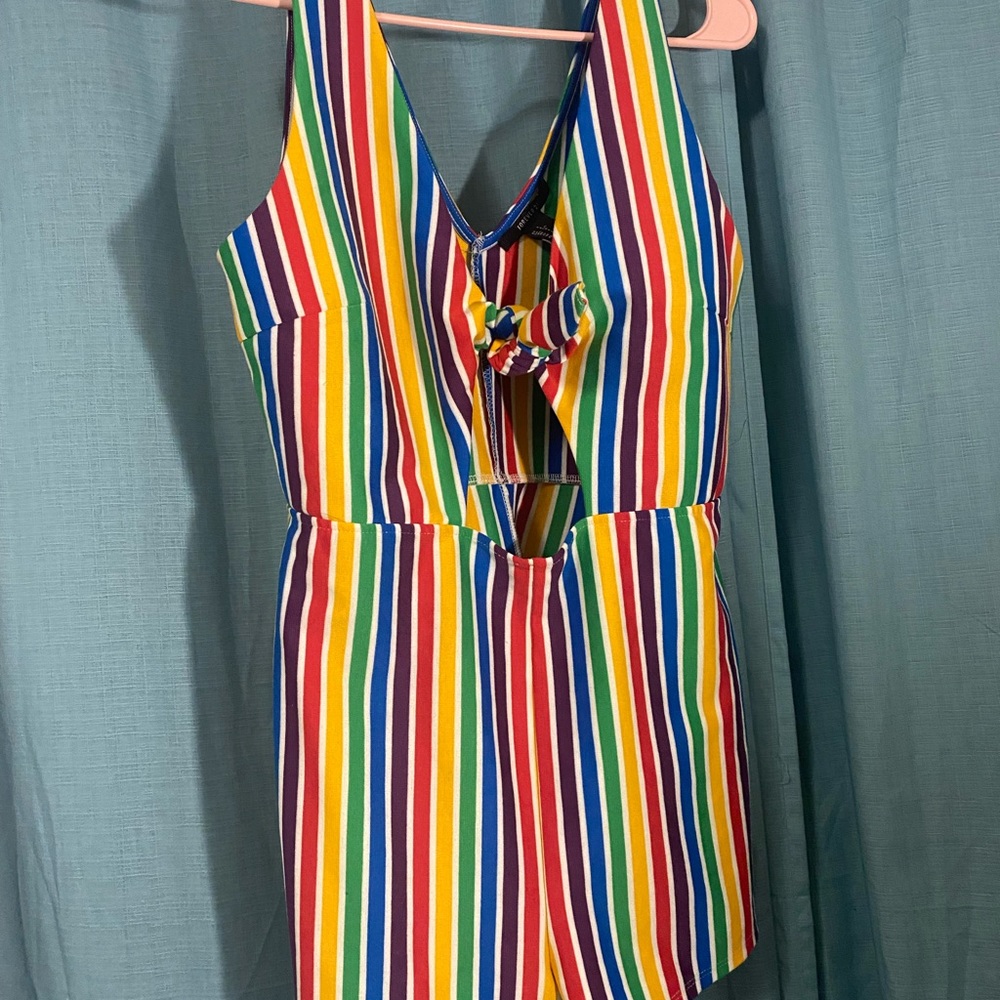 Rainbow Romper-Forever 21